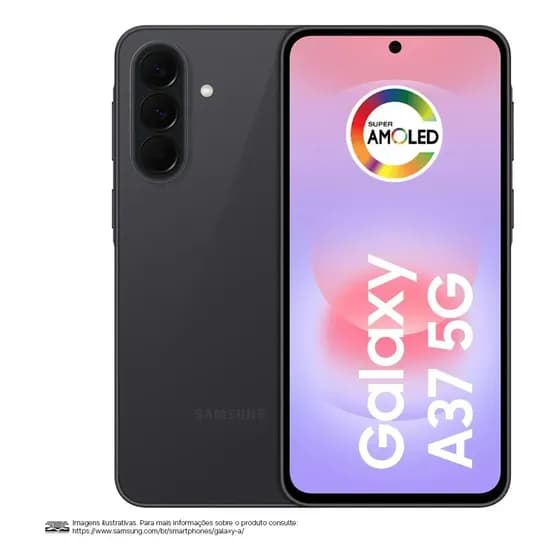 Celular Samsung Galaxy A37 5G 256GB, 8GB RAM, Câmera 50MP