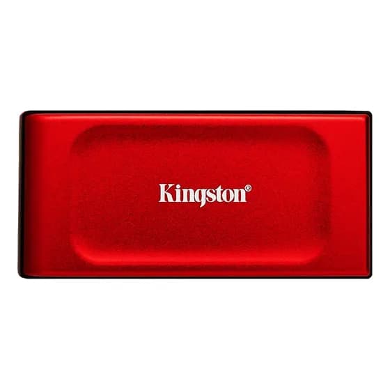 Ssd Externo Kingston Xs1000r 1tb Portátil Interface Usb-c Para Usb-a Velocidade De Leitura Até 1050mb/s Sxs1000r/1000g Usb 3.2 Disco Sólido Externo Cor Vermelho