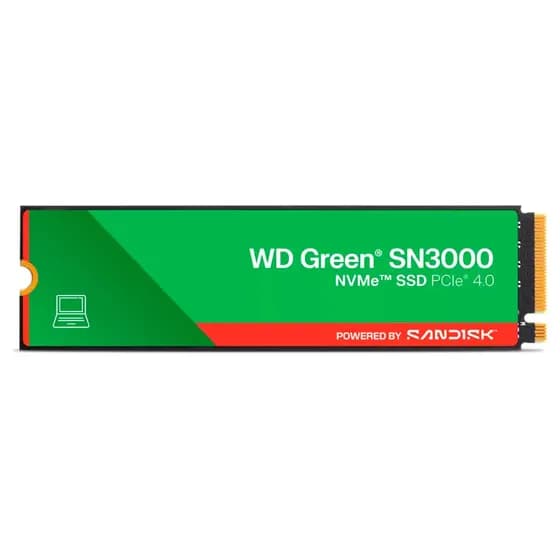 SSD Wd Green Sn3000 Nvme 2tb Verde