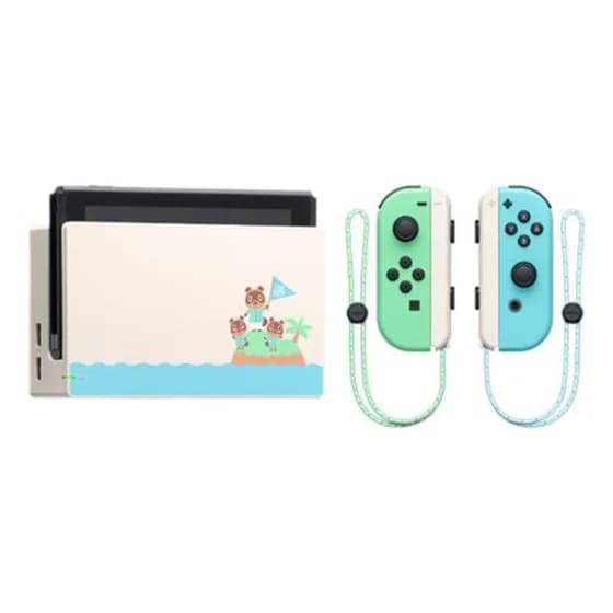 Nintendo Switch 32GB Animal Crossing: New Horizons + Jogo cor verde pastel y azul pastel - Excelente (Recondicionado)