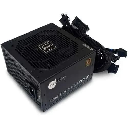 Fonte Real Gamer Atx 750w Dazz 80 Plus Bronze Cor Preto