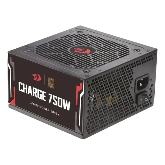 Fonte Gamer Redragon Charge 750W ATX 80 Plus Bronze Preto