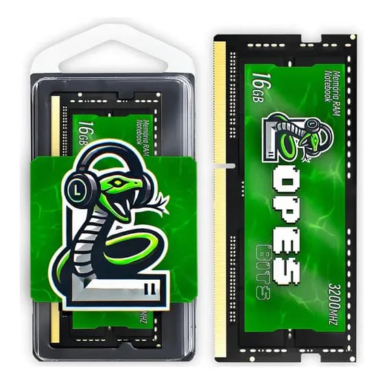 Memória Ram Notebook Lopes Bits Ddr4 16gb 3200mhz Sodimm