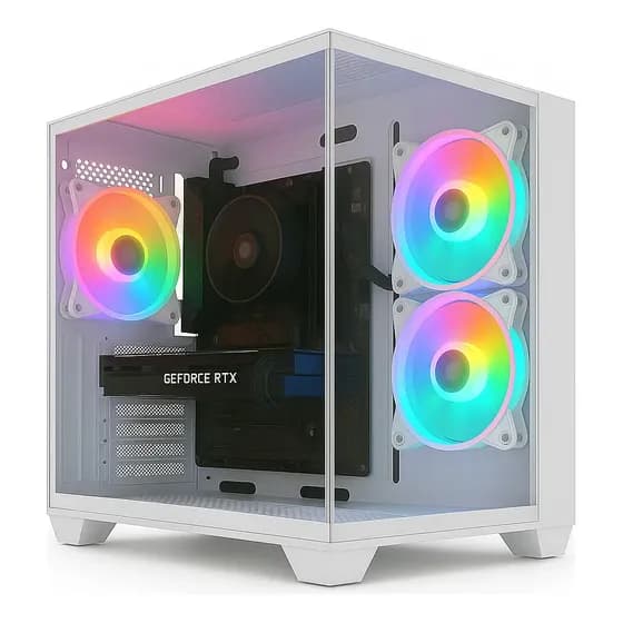 PC Gamer Skill Aquarium, AMD Ryzen 5 5600GT, 16GB, Radeon Vega 7, SSD 512GB M.2, Fonte 500w, Branco SKA051