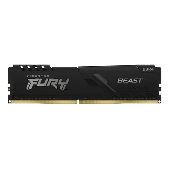 Memória RAM Para PC DDR4 3200mhz Cl16 32GB 1x32gb Kingston Fury Beast KF432C16BB/32 Cor Preto