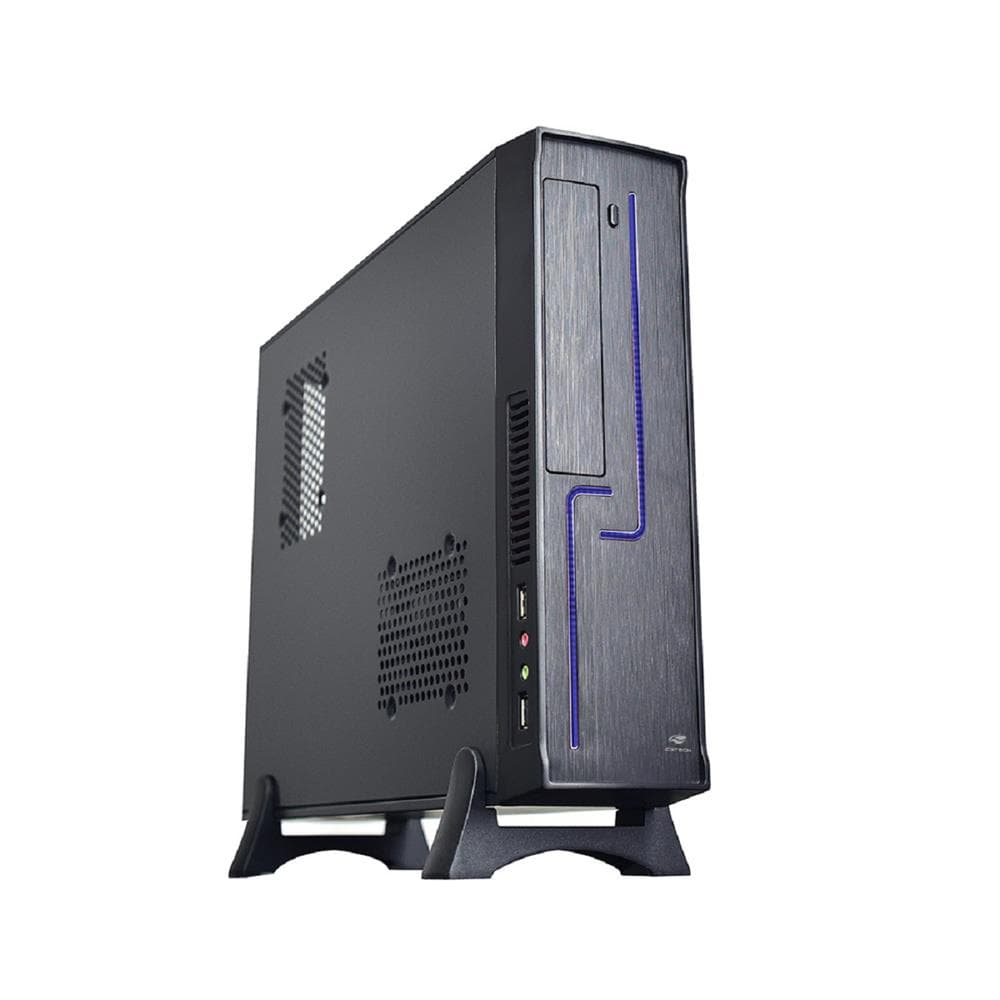 Gabinete C3Tech DT-120BK , com Fonte 200W , USB 2.0 , P2 , Preto