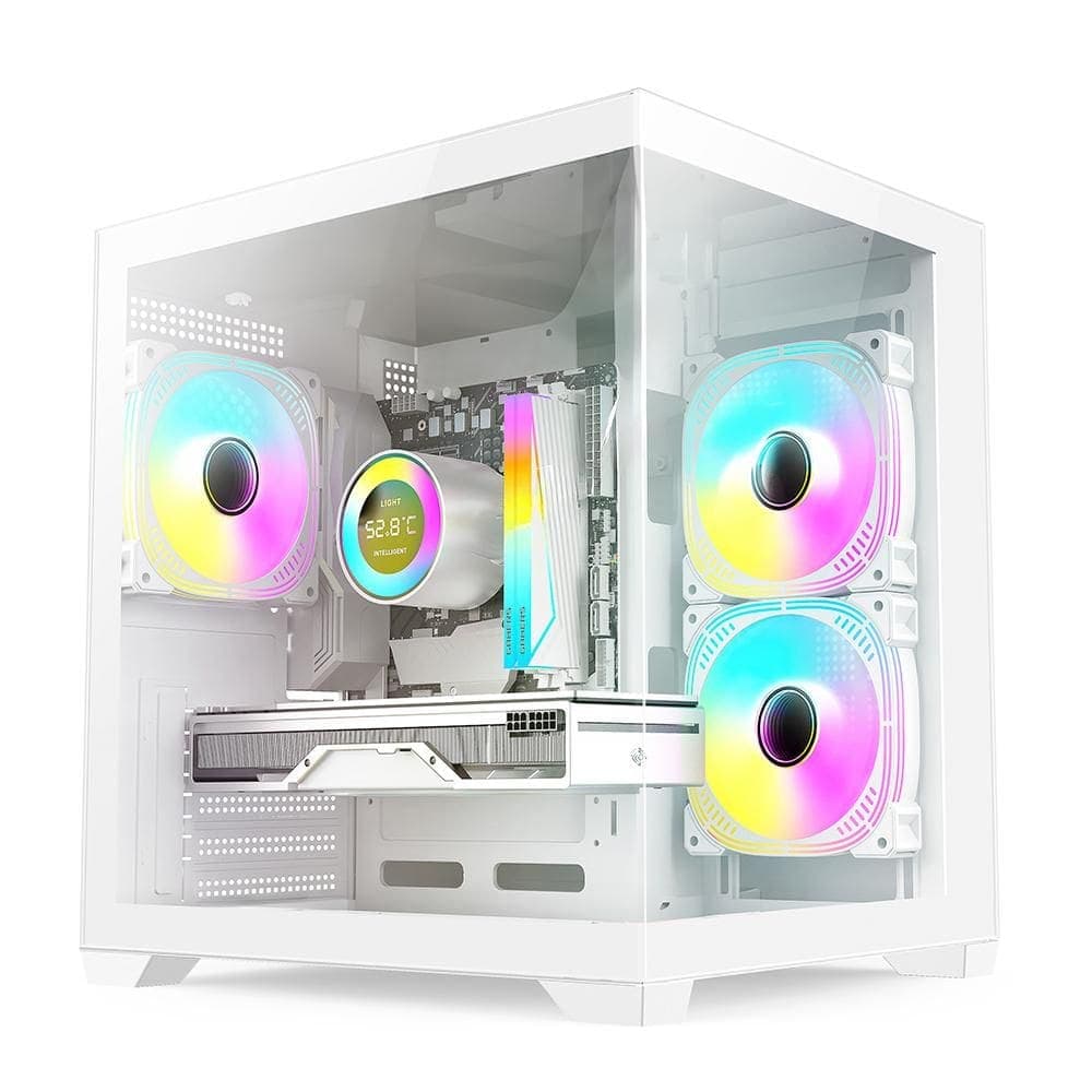 PC Gamer Skill Aquarium, AMD Ryzen 5 5600GT, 16GB , Radeon Vega 7, SSD 512GB M.2, Fonte 500w, Branco SKA051