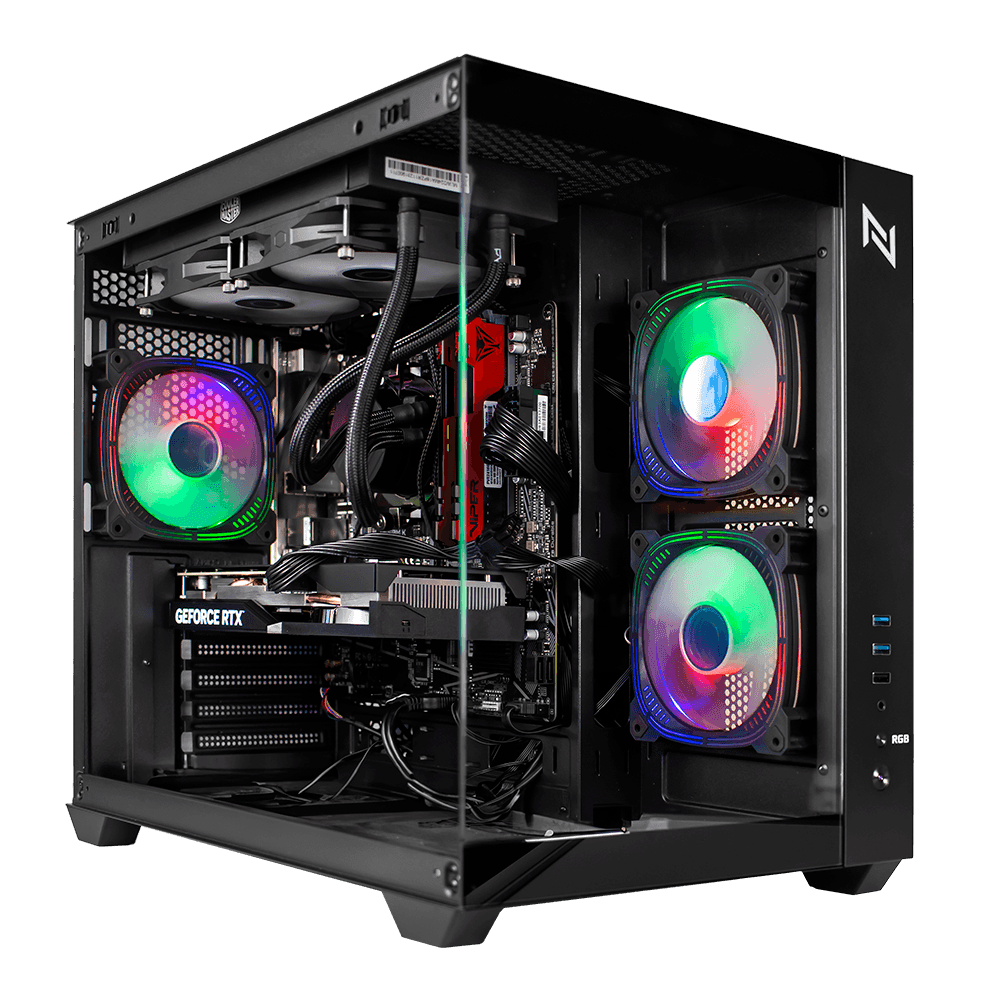 Pc Gamer Intel I5 10400F 16GB DDR4 (RTX 4060 8GB) SSD 1TB 600w 80 Plus, Neologic Aquarium By Italo Canella - NLI86342