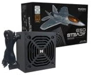 Fonte Mach1 Steady, 650w, 80 Plus Bronze, Pfc Ativo, Preto - 650steady