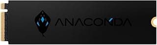 ANACOMDA i4x 1000 GB (1 TB) M.2 2280 PCIe Gen4x4 NVMe 1.4 3D TLC NAND Flash Unidade de estado sólido interna perfeita para PS5. Velocidade de leitura SSD interno de até 7000 MB/s Velocidade de