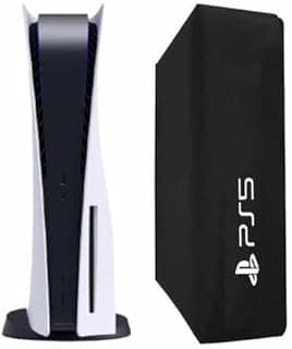 Capa PS5 Vertical Anti Poeira Impermeável Preta