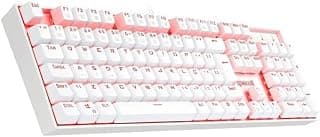 Redragon TECLADO MECANICO MITRA K551W SINGLE COLOR SWITC, preto, UNICO