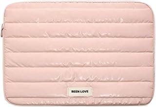 Capa Acolchoada para Notebook Impermeável até 14″ Case com Zíper Reforçado e Interior Flanelado Proteção Contra Impactos Pasta Maleta para Notebook e Macbook, PREMIUM (Rosa)