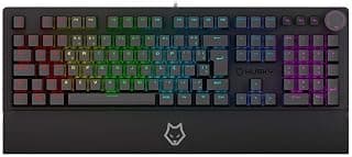 Teclado Mecânico Gamer Husky Anchorage Full Size, RGB, Switch Gateron EF Brown, ABNT2, Preto - HTG200PTMA