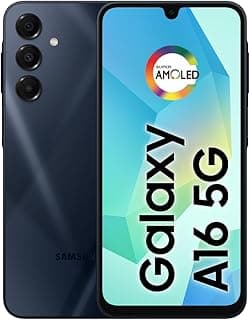 Celular Samsung Galaxy A16 5G, 128GB + 4GB RAM, Câmera de até 50MP, Tela 6.7", NFC, IP54, Bateria 5000 mAh - Azul Escuro