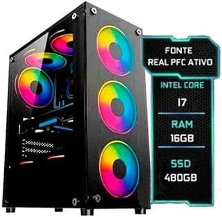 Pc Gamer Cpu Intel I7 3.4ghz Ssd 480gb Memoria Ram 16gb Fonte 500W