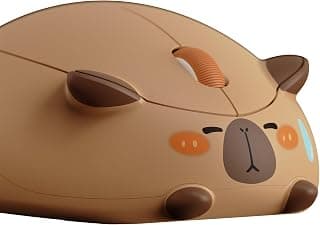 Mouse Gamer Akko Temático Capybara Marrom 1200 DPI