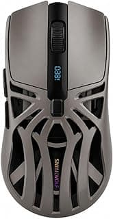 Mouse Gamer Rs8 Sem Fio 10.000 Dpi Cinza Recarregável Rgb Recarregável Bluetooth 2.4G e Fio Adicionar aos favoritos