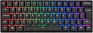 TECLADO MECANICO AKKO PRETO MODELO 3061S ABNT2 SWITCH PINK