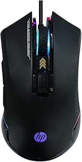 Mouse HP Gamer USB G360 Preto - Sensor Óptico PIXART P3327 Ambidestro Resoluções até 6200 DPI e Iluminação Multicolor - 7QV33AA