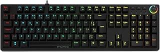 TECLADO MECÂNICO 100% PCYES ZECKY BLACK VULCAN - SWITCH RED - LED RAINBOW- PTZKBVRD