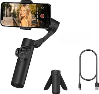 Kit Estabilizador de Vídeo Tripé Profissional iSteady XE Gimbal para Smartphone Hohem Portátil de 3 Eixos para iPhone Galaxy S22