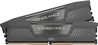 CORSAIR Memória de computador desktop Vengeance DDR5 RAM 32GB (2x16GB) 6400MHz CL36-48-48-104 1,35V AMD Expo Intel XMP 3.0 – Cinza (CMK32GX5M2B6400Z36)