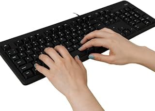 Teclado USB com Layout ABNT2, Numérico, Design Ergo…