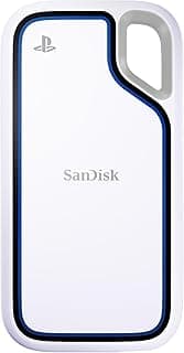 SSD Externo SanDisk Extreme PS5, 1TB, USB 3.2 Gen 2, Portátil, Leitura: 1000 MB/s, Compatível com PS5, Branco - SDSSDE62P-1T00-G25