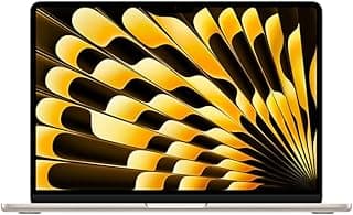 Apple 2025 MacBook Air (de 13 polegadas, Processador M4 da Apple com CPU 10‑core e GPU 10‑core, 24GB Memória unificada, 512 GB) - Luz das estrelas