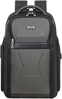 Mochila Executiva Masculina Impermeável com Cadeado de Combinação e Porta USB - Mochila para Notebook até 17.3" com Design Rígido, Grande Capacidade e Proteção Antifurto para Viagens e Trabalho