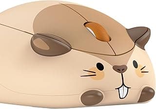 Mouse Gamer Akko Temático Marmota Marrom 3200 DPI