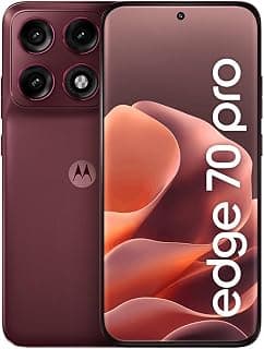 Smartphone Motorola Edge 70 PRO 5G - 256GB 24GB (12GB RAM+12GB Ram Boost), 4 câmeras de 50MP, Tela 1.5K extreme AMOLED 144Hz, Bateria 6500 mAh, IP68/IP69 - Vinho