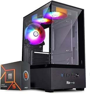 PC Gamer ITX Arena, Ryzen 5 8600G, Radeon­ Graphics 760M, 16GB Ram, SSD 480GB, Gabinete RGB