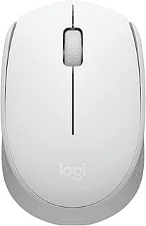Mouse sem fio Logitech M170 com Design Ambidestro Compacto, Conexão USB e Pilha Inclusa - Branco