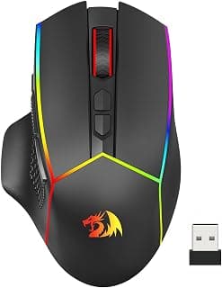 Mouse Gamer Redragon Axe Pro RGB Preto 8000 DPI M814RGB-PRO