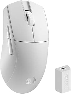 Mouse Gamer sem fio Redragon King Pro 4k Branco PAW3395 4000Hz M916W-PRO-4K