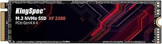 KingSpec XF-2280 1TB SSD NVMe M.2, Pcie 4.0 Gen 4x4 SSD 2280, Leitura incrível de até 5000 MB/s, SSD M2 PCIe interno compatível com console de jogos/desktop/laptop para jogos