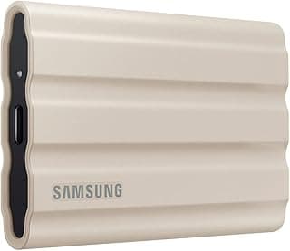 SAMSUNG T7 Shield 2 TB, SSD portátil, até 1050 MB/s, USB 3.2 Gen2, resistente, classificação IP65, para fotógrafos, criadores de conteúdo e jogos, unidade de estado sólido externa (MU-PE2T0K/AM, 2022