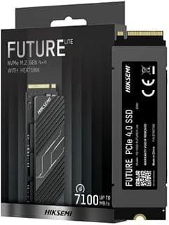 Ssd 2048GB M.2 2280 de 2 TB Funciona com PlayStation 5 Notebook PC Servidor SSd Interno leitura de até 7100 MB/s e escrita de 6350 MB/s Gamer High-end Hiksemi Futurex Lite