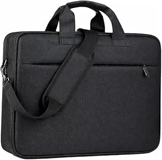 Pasta para Notebook até 15,6'' Impermeável com Bolso Frontal | Bolsa Executiva Unissex Com Alça de Mão e Ombro | Ideal Para Trabalho, Faculdade e Viagem