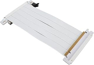 Fabater Cabo Riser PCIE 4.0, Cabo de Extensão PCIE 4.0 X16 Flexível de Alta Velocidade de 180 Graus, Riser Extensor de GPU Com para RTX 4090 4080 4070 4060 e RX 7900 XT 7800 XT 7700 7600 (20cm)