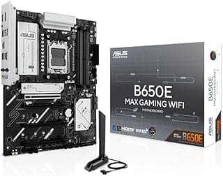 ASUS B650E MAX Gaming WiFi, placa base AMD B650 ATX, DDR5, PCIe 5.0, três ranhuras M.2, Wi-Fi 6E, Realtek 2,5 Gb Ethernet, DisplayPort, HDMI, USB 10 Gbps tipo A e tipo-C, BIT. OS Flashback, Aura