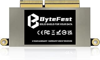 SSD 1TB NVMe PCIe 3.0x4, substituição para MacBook Pro Retina 33.0 cm A1708 (final de 2016, meados de 2017) EMC 2978/3164 modelos de barra sem toque