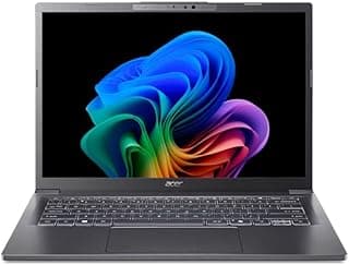 Acer Aspire 14 AI A14-52M-72FH, Notebook com Intel Core Ultra 7, 16GB RAM, SSD 1TB, Tela IPS 14" WUXGA, Windows 11, Cinza Aço