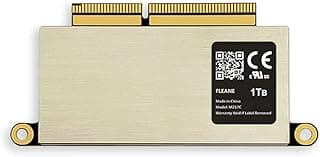 SSD PCIe NVMe de 1 TB 1024 GB MZ17C compatível com MacBook Pro Retina A1708 2016-2017, ferramentas DIY incluídas (1 TB)