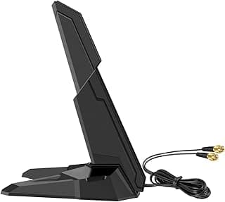 Antena conector WiFi 6E WiFi 7 Tri-Band Performance RP-SMA para MSI MAG B550/ B550M-VC/B550M PRO-VDH/MAG B650/ PRO B650M-A/B760/ PRO B760-P/MAG B760M/ Z790/ PRO Z790-A MAX Placa-mãe para jogos