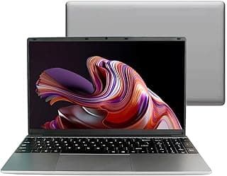 Notebook Huitbat TK-H25 Intel Core i5-6200U, 16GB RAM 512GB SSD Storage, Tela 15,6" FHD LED, Intel UHD Graphics, Reconhecimento de Impressão Digital, Windows 11 Pro, Cinza