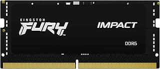 Módulo único de memória para laptop Kingston Fury Impact 16GB 5600MT/s DDR5 CL40 | Baixo consumo de energia | Intel XMP 3.0 | Plug N Play | KF556S40IB-16