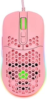 Vinik, MOUSE GAMER VX GAMING VOID COM LED RGB- 7600 DPI ROSA COM CABO USB 1.8 METRO – MGV120R - VINIK, 65402